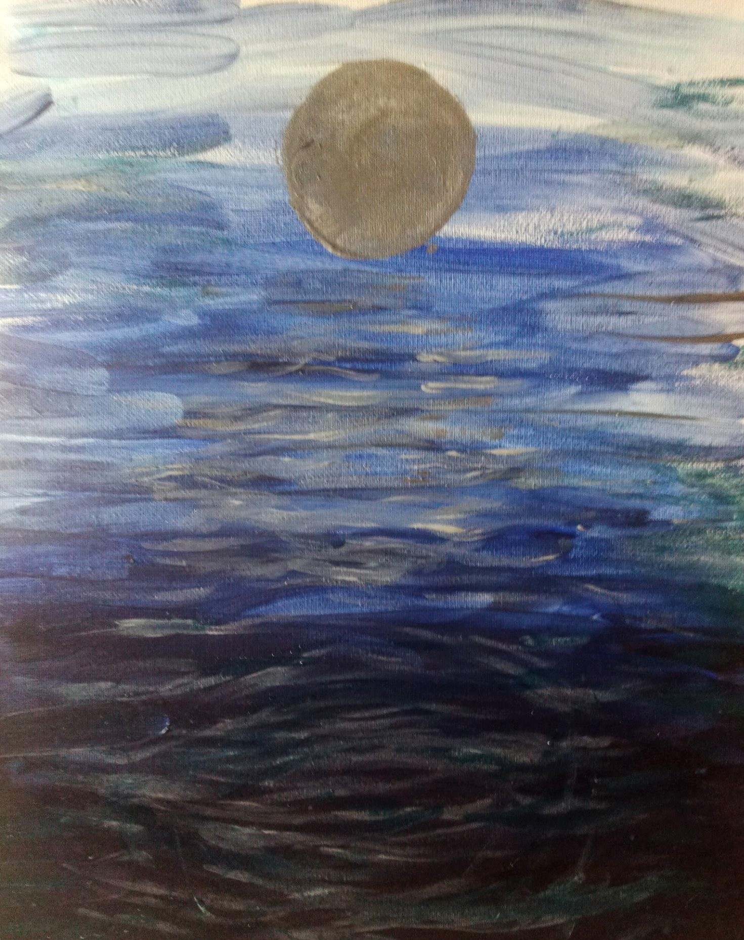 Moonlight on the Sea